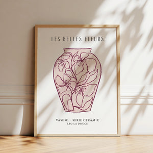 Art Print - Red Vase