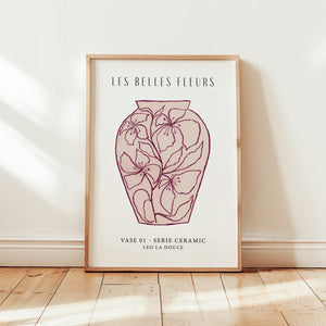 Art Print - Red Vase