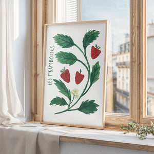 Art print - Les framboises