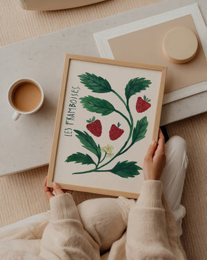 Art print - Les framboises