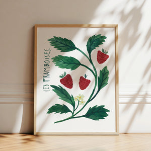 Art print - Les framboises