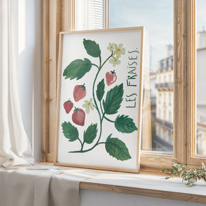 Art print - Les fraises