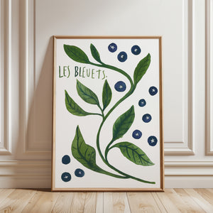 Art print - Les bleuets