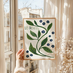 Art print - Les bleuets