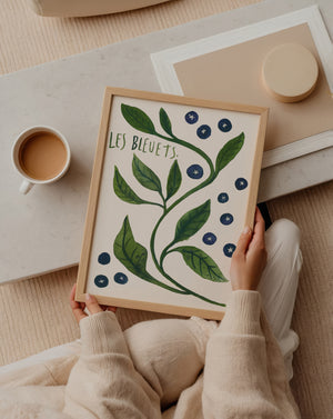 Art print - Les bleuets