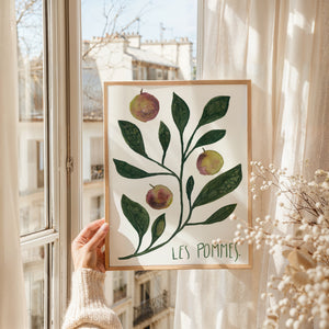 Kunstdruck - Les pommes