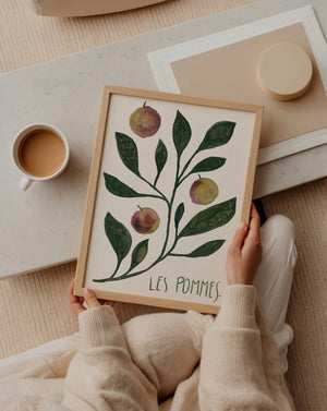 Kunstdruck - Les pommes