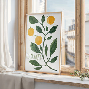 Kunstdruck - Les oranges