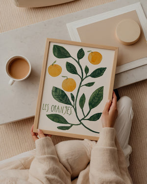 Kunstdruck - Les oranges