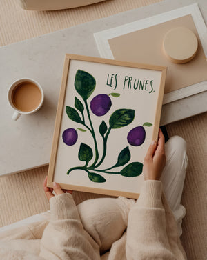 Kunstdruck - Les prunes