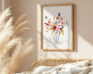 MÄRZ-EDITION | Kunstdruck | Handsigniert - Delicate flowers