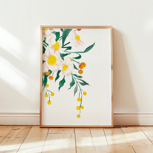 Art Print - Orange Flowers