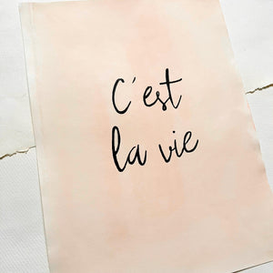 Original-Illustration | C'est la vie