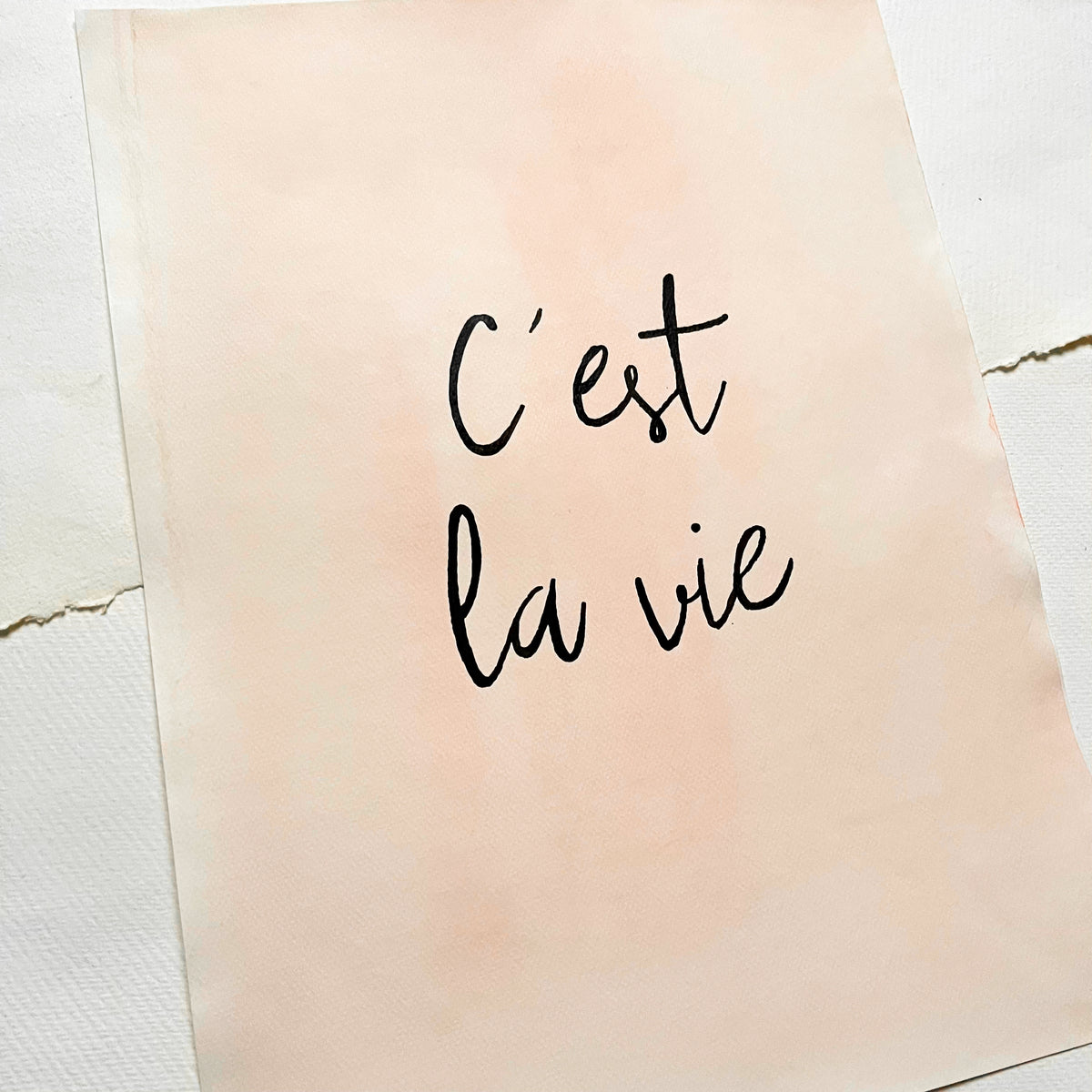 Original-Illustration | C&#39;est la vie