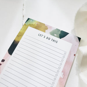 Notepad - Floral Colors No2