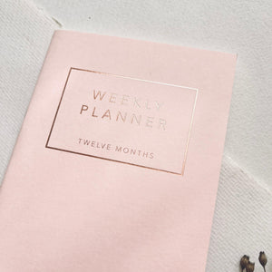 Weekly Planner - Rose
