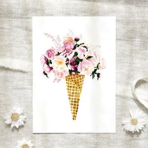 Postcard - Flower Cone