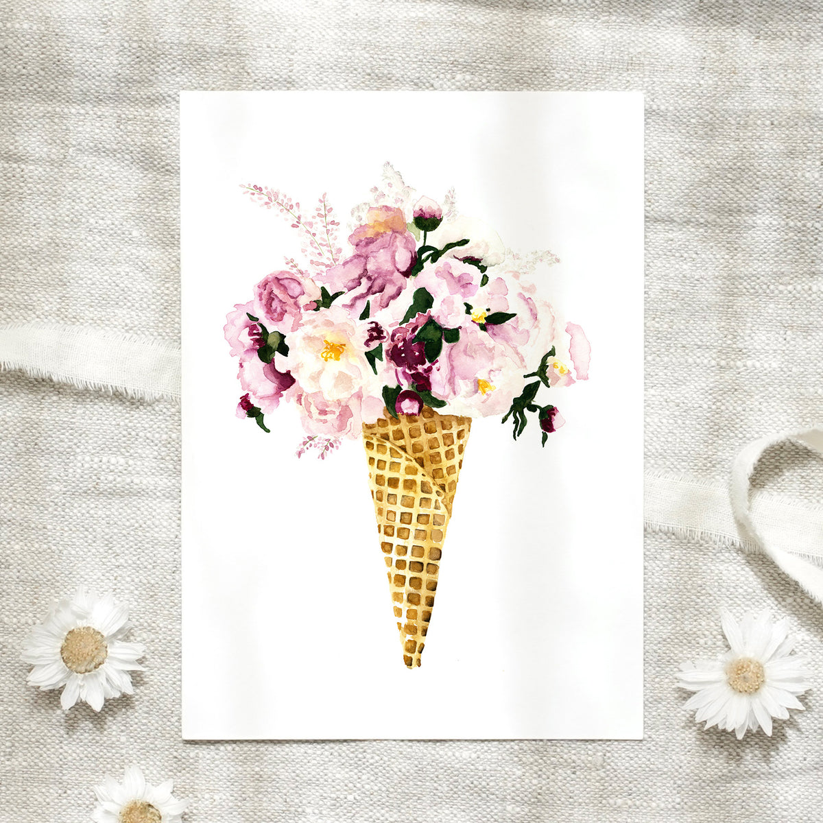 Postcard - Flower Cone