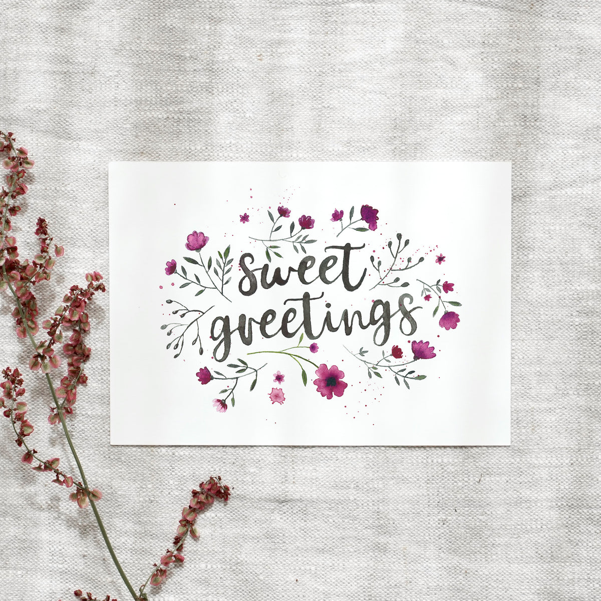 Postcard - Sweet Greetings