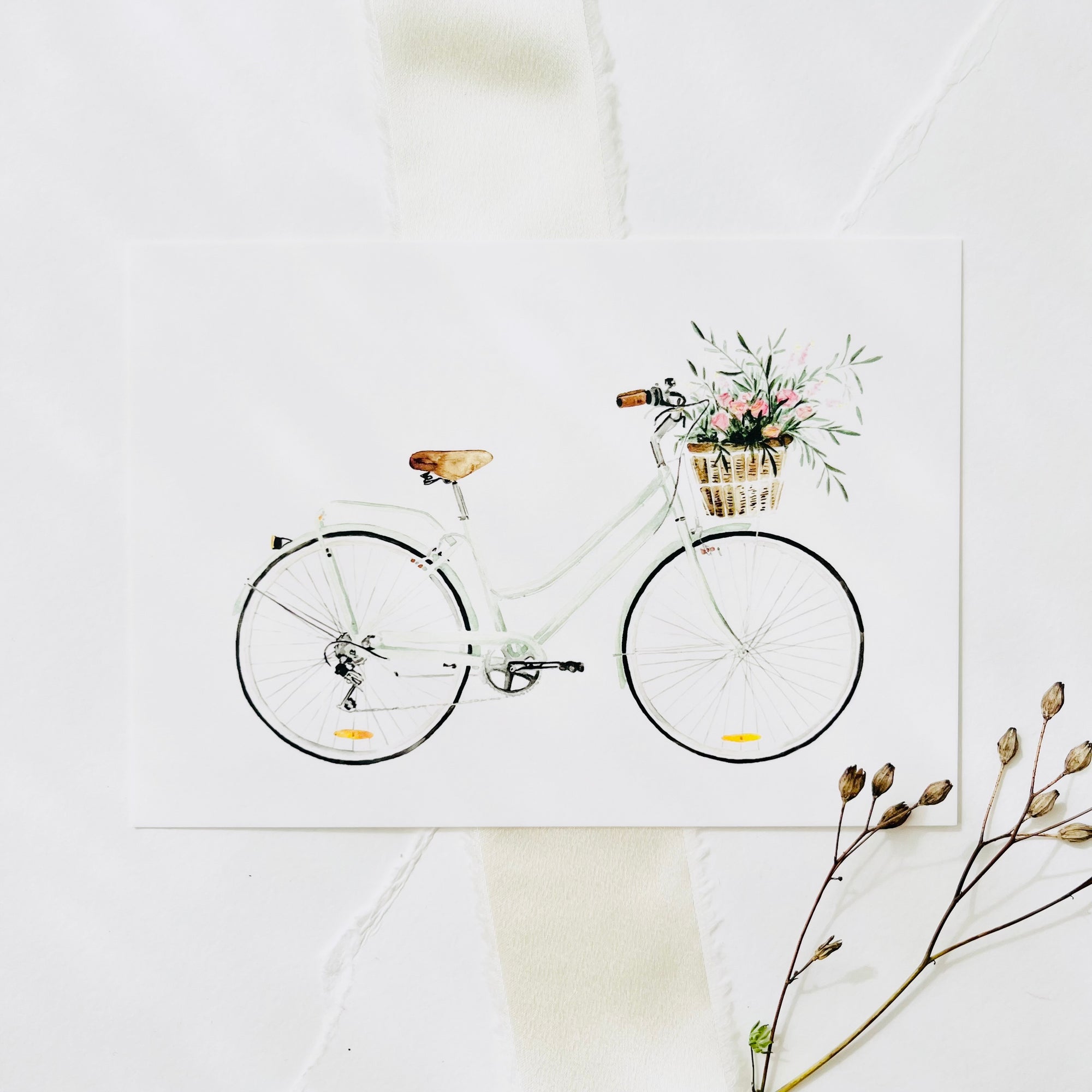 Postkarte - BICYCLE-LOVE Postkarte Leo la Douce 