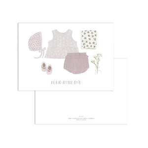 Postcard - Baby dress | violet