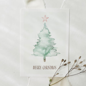 Postcard - Pink Star