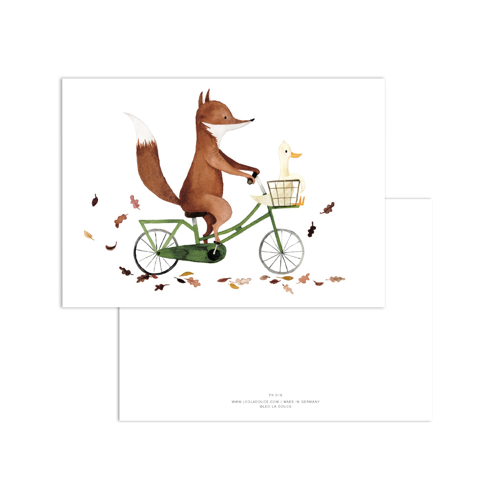 Postcard - Fox &amp;amp; Goose