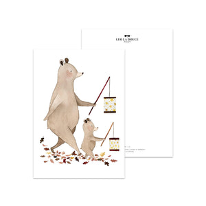 Postcard - Little Bear &amp; Big Bear