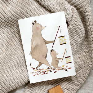 Postcard - Little Bear &amp; Big Bear