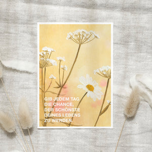 Postkarte · Wildflowers | Der schönste Tag