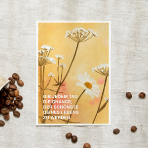 Postkarte · Wildflowers | Der schönste Tag