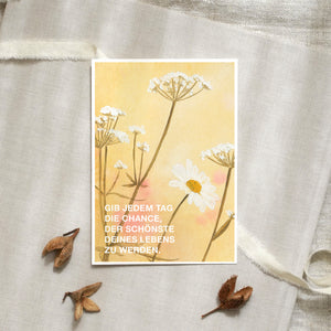 Postkarte · Wildflowers | Der schönste Tag