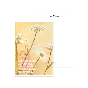 Postkarte · Wildflowers | Der schönste Tag