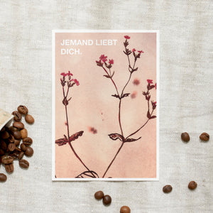Postkarte · Wildflowers | Jemand liebt dich