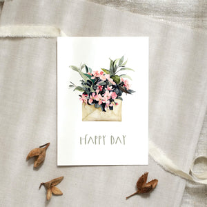 Postkarte · Happy day