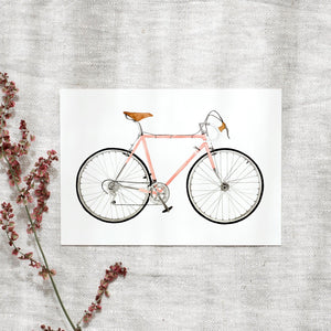 Postkarte - Pink Racer