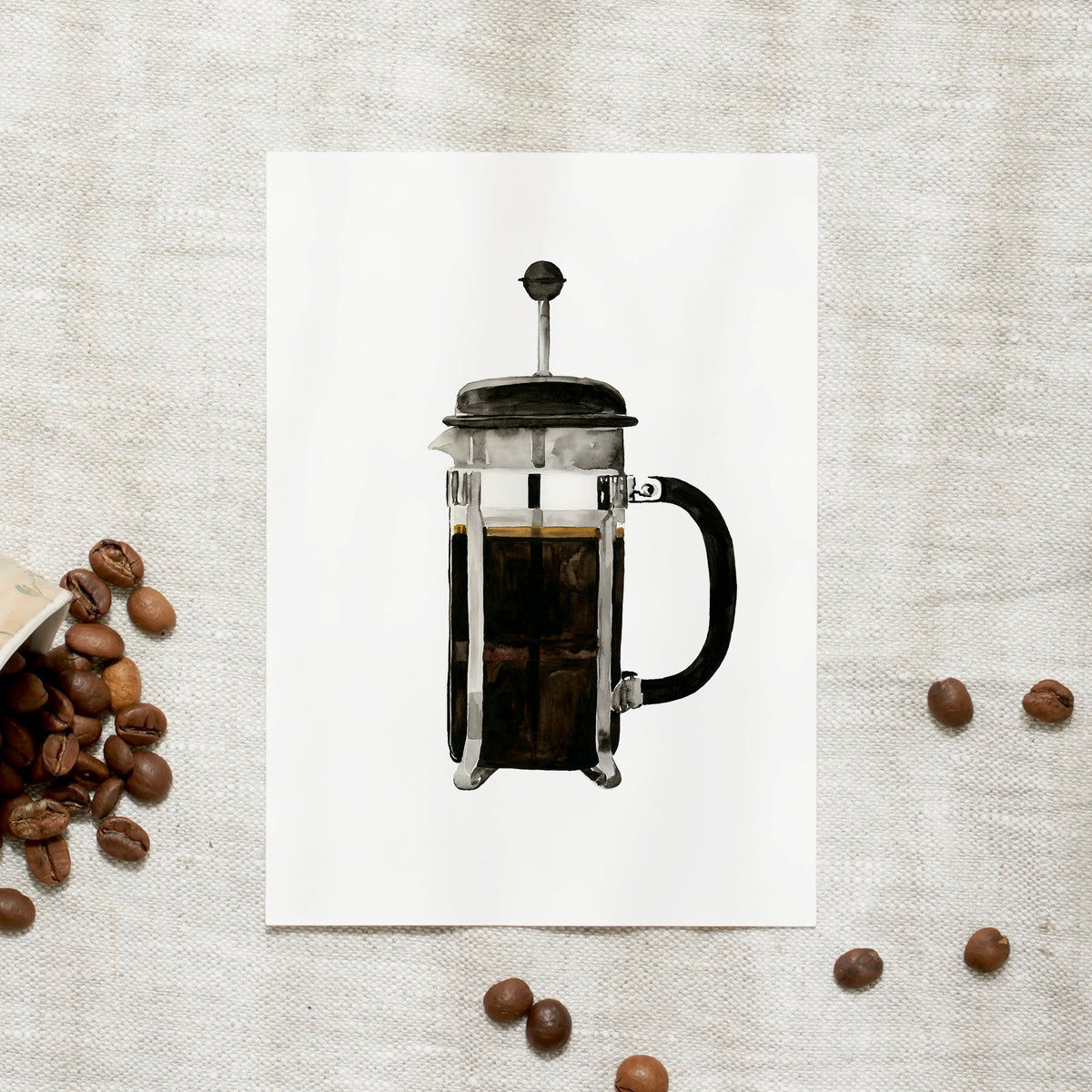 Postcard - French Press