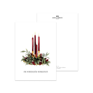 Postcard - Advent arrangement