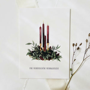 Postcard - Advent arrangement