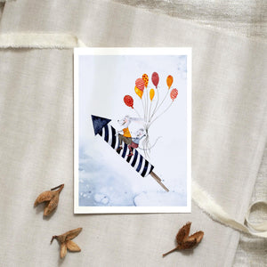 Postcard - Rocket Friends