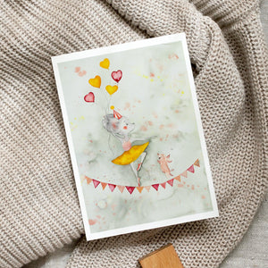 Postcard - Miss Ballerina