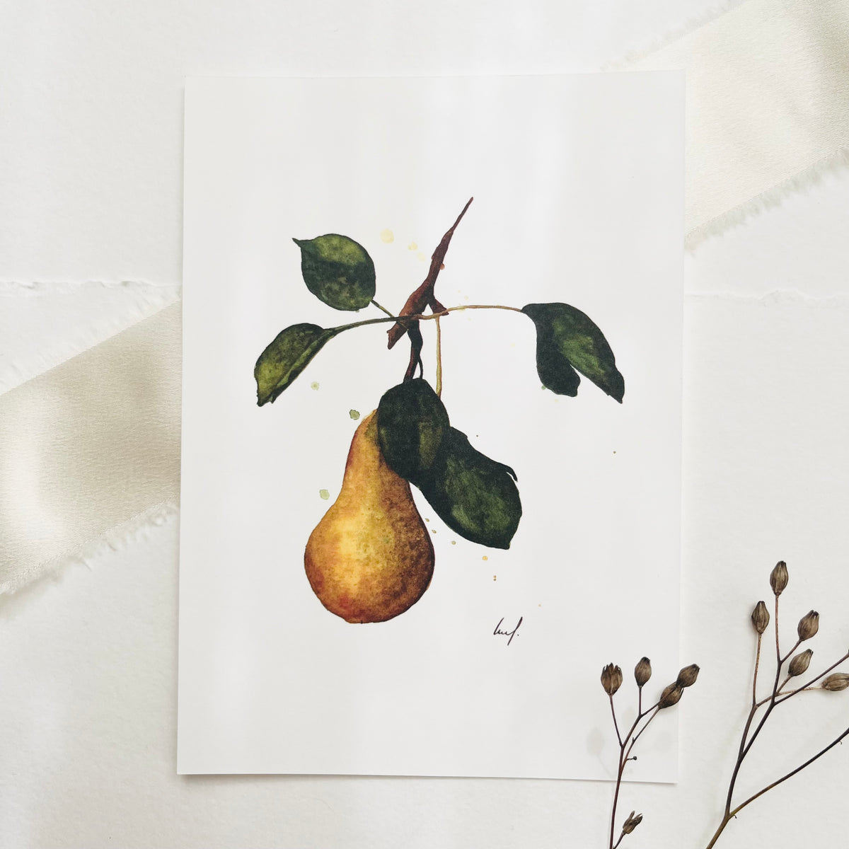 Postcard - Pear