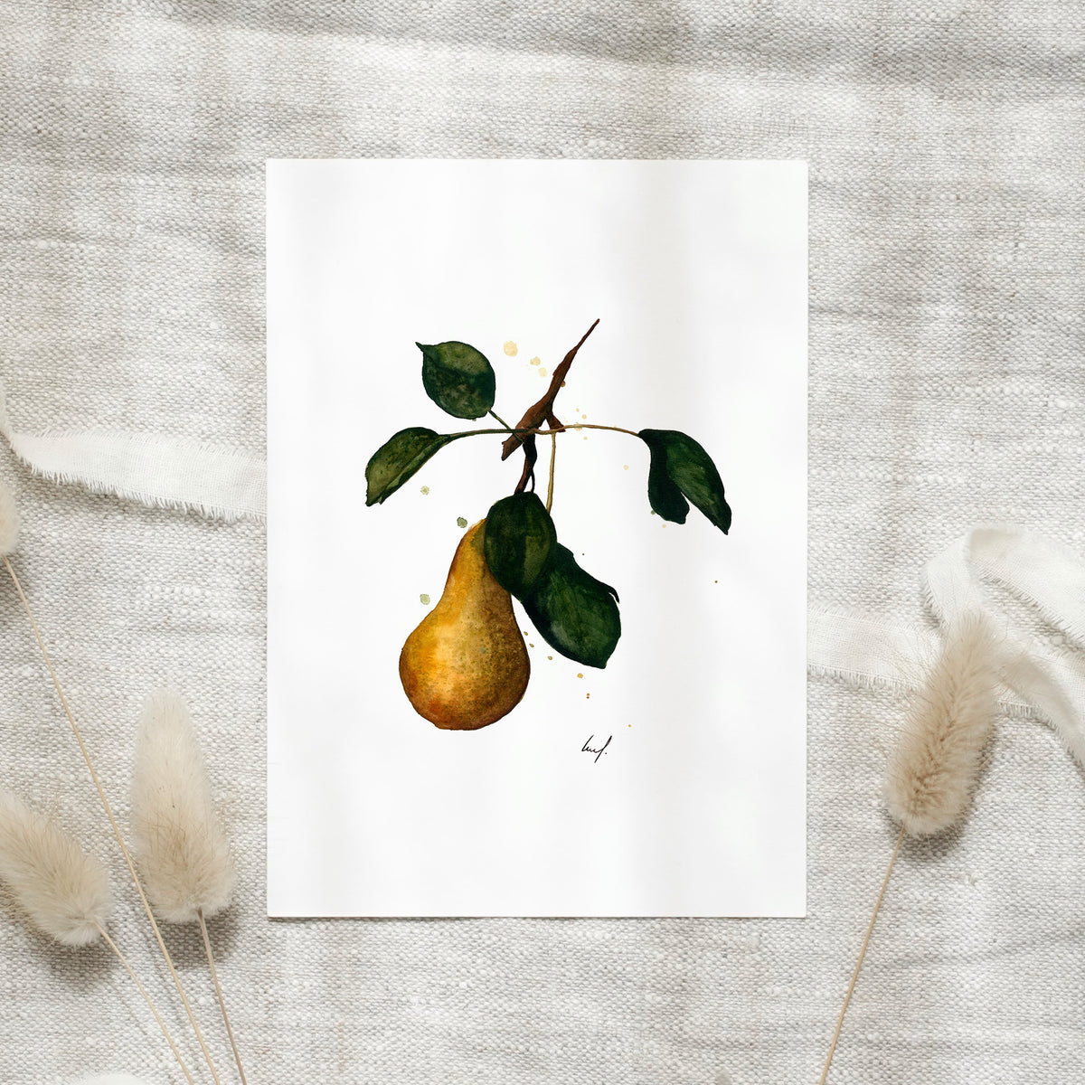 Postkarte -  Pear