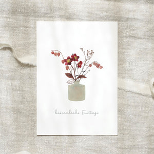 Postkarte · Weihnachtsbouquet