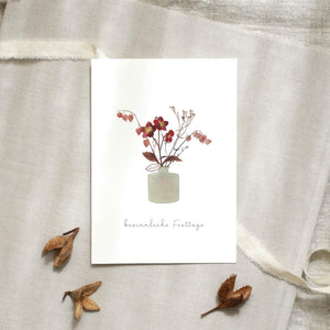 Postkarte · Weihnachtsbouquet