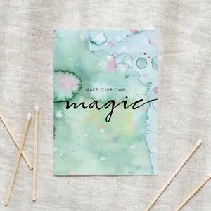Postkarte -  Make your own magic