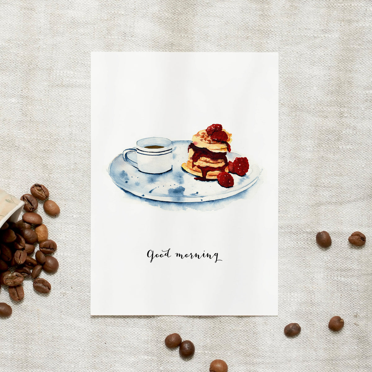 Postkarte · Good morning