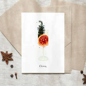 Postcard · Cheers | cocktail