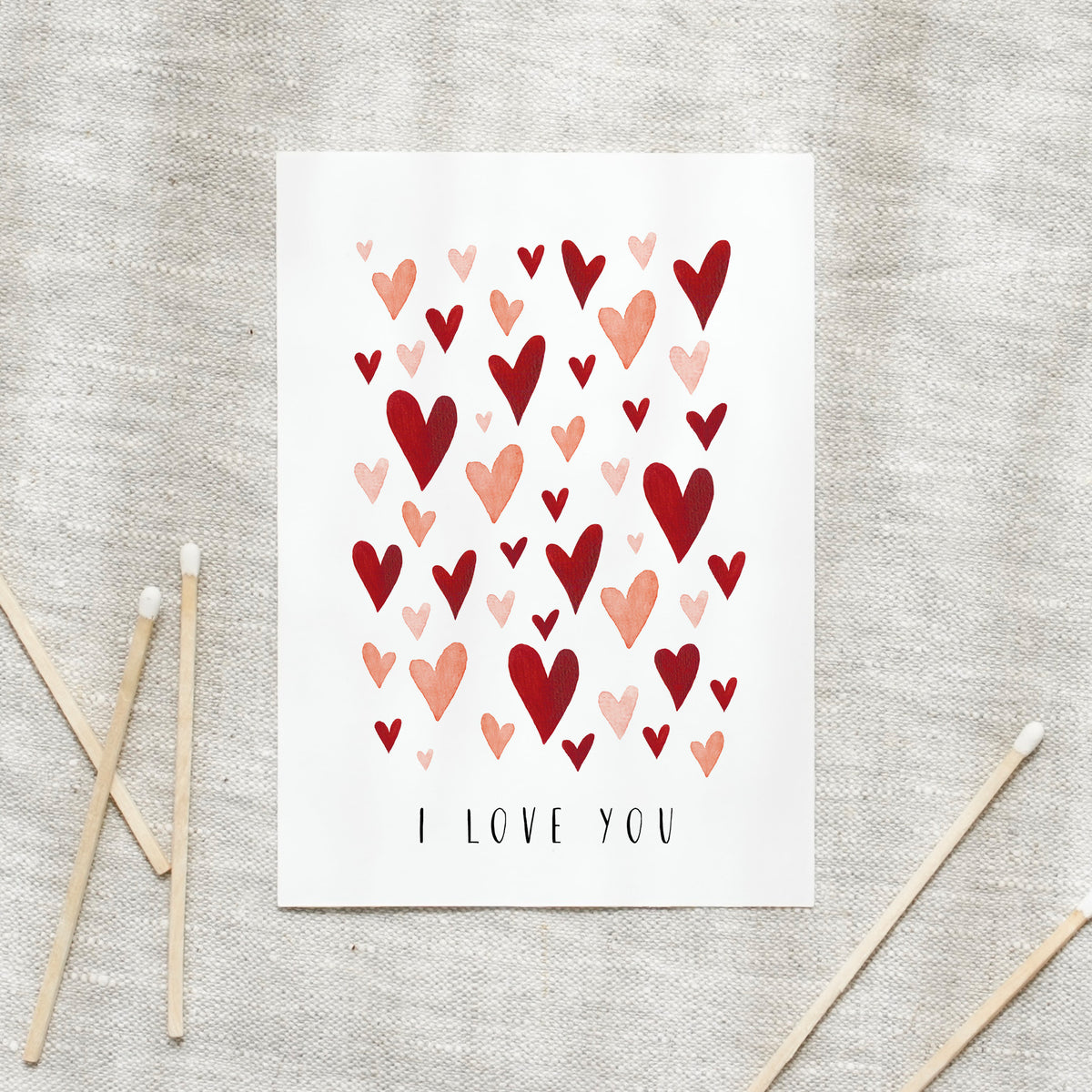 Postkarte - I love you