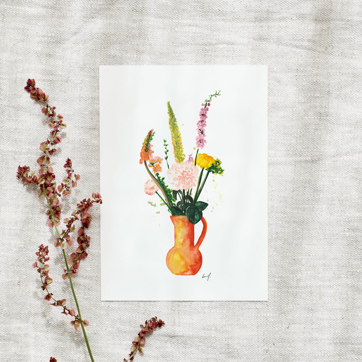 Postkarte - Spring Bouquet